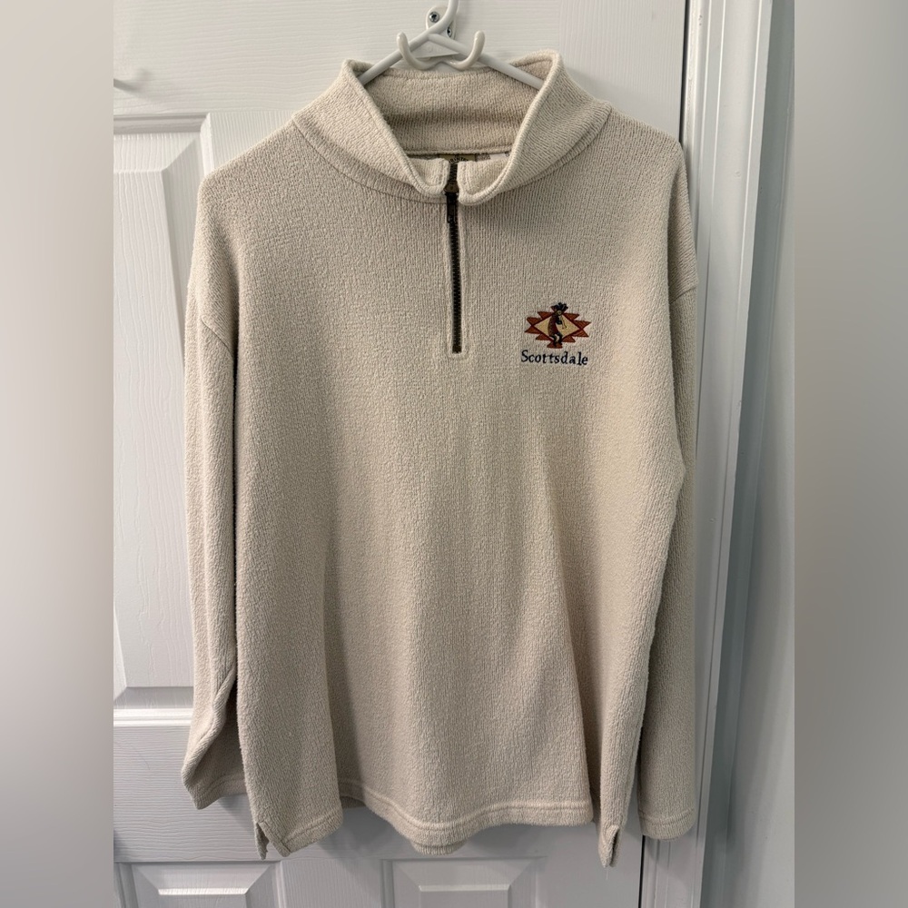 PSI sportswear clothing vintage Scottsdale embroidered quarter zip